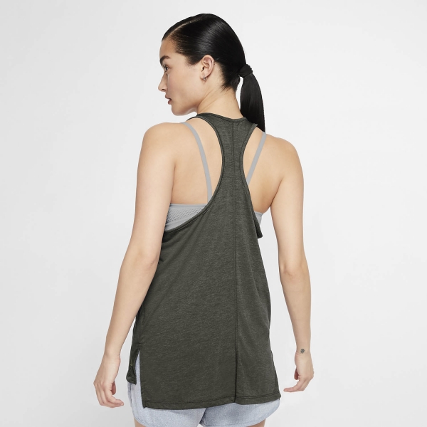 Nike Yoga Top - Cargo Khaki/Heather/Medium Olive