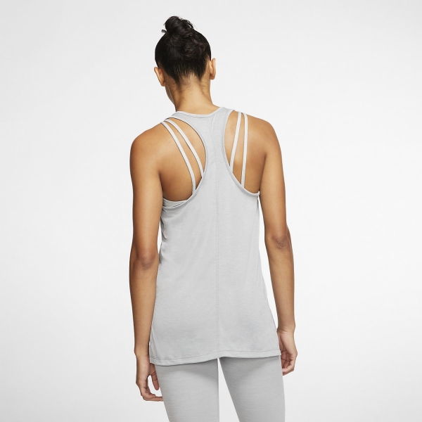 Nike Yoga Tank - Particle Grey/Heather/Platinum Tint