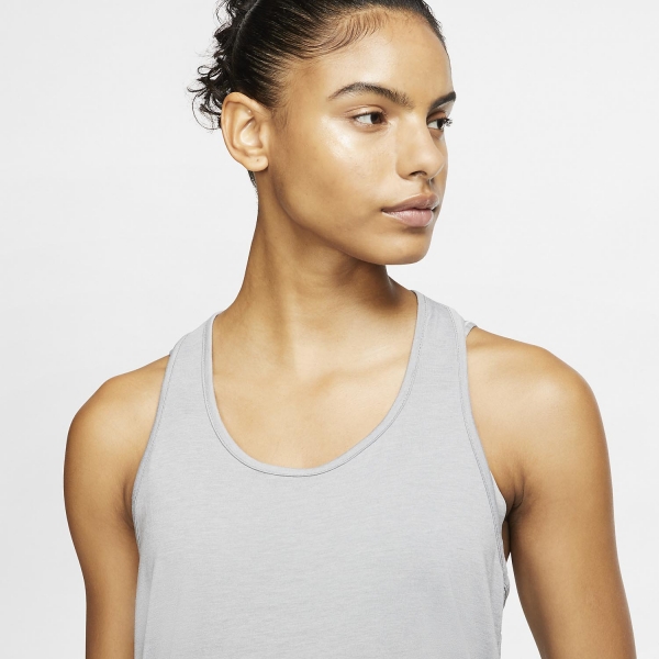 Nike Yoga Tank - Particle Grey/Heather/Platinum Tint
