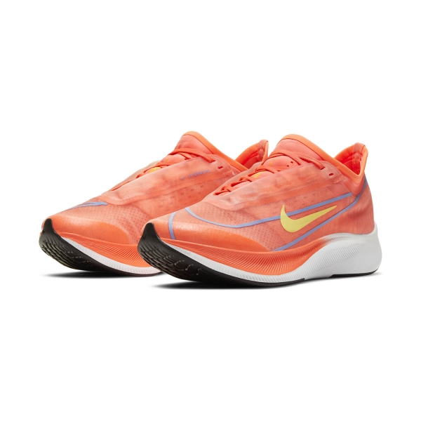 Nike Zoom Fly 3 - Bright Mango/Lt Zitron/Purple Pulse
