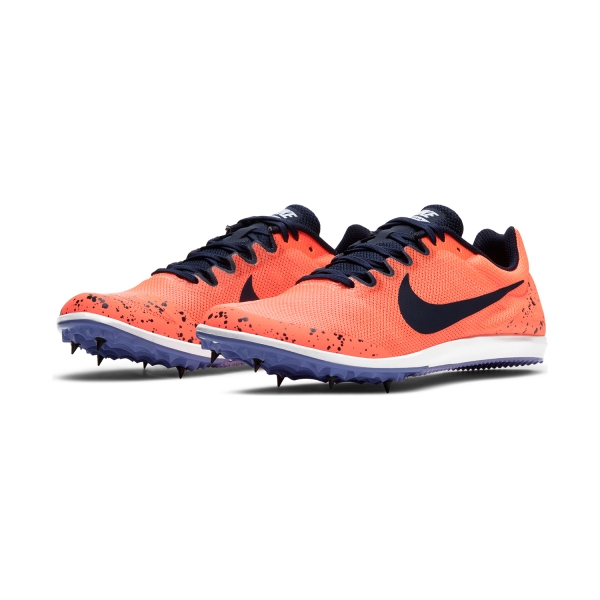 Nike Zoom Rival D10 - Bright Mango/Blackened Blue/Purple Pulse