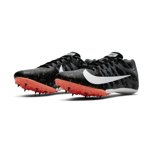 Nike Zoom Rival S 9 - Black/White/Iron Grey/Hyper Crimson
