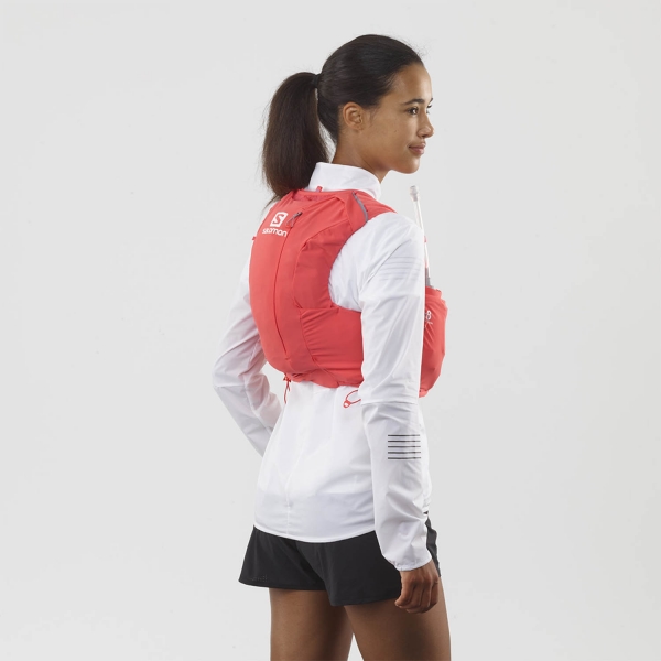 Salomon Adv Skin 8 Set Backpack - Cayenne/Porcelain Rose