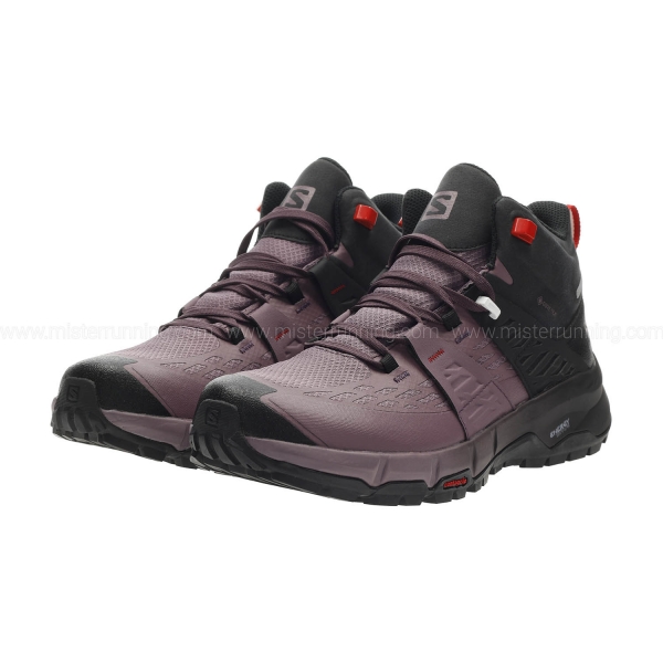 Salomon Odyssey Mid GTX - Black/Flint/High Risk Red