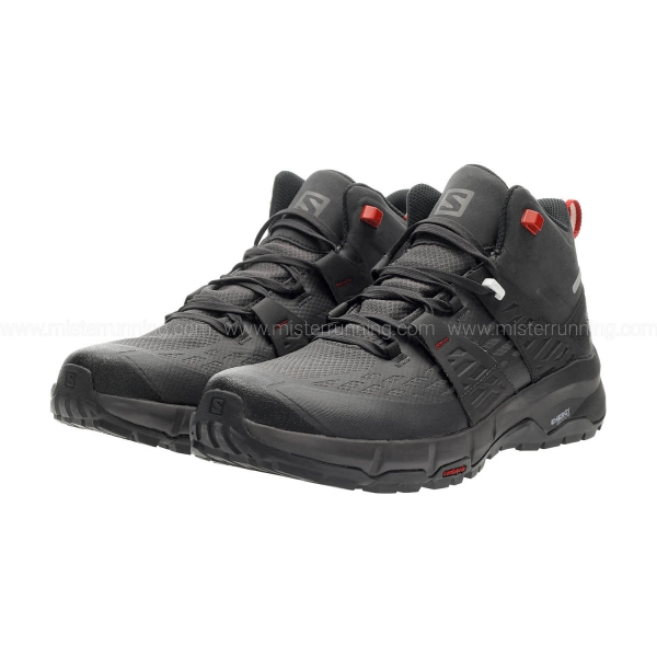 Salomon Odyssey Mid GTX - Black/Shale/High Risk Red