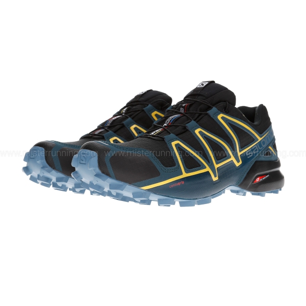 Salomon Speedcross 4 GTX - Black/Reflecting Pond/Spectra Yellow