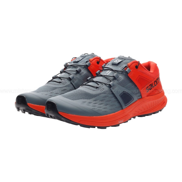 Salomon Ultra Pro - Stormy Weather/Cherry Tomato/Black