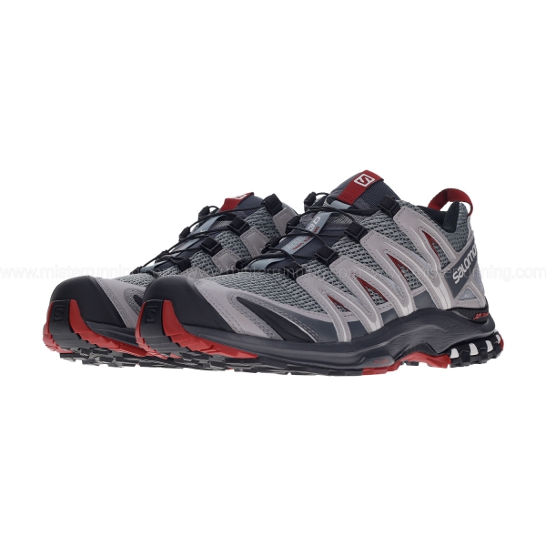 Salomon XA Pro 3D - Monument/Ebony/Red Dahlia