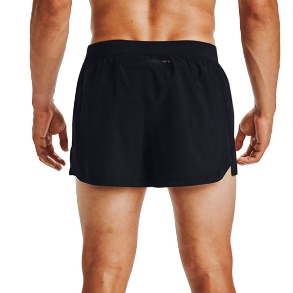 Under Armour Launch Split 2in Shorts - Black/Reflective