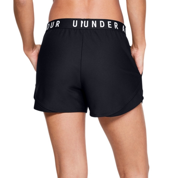 Under Armour Play Up 3.0 3in Shorts - Black/White