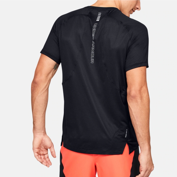 Under Armour Qualifier Iso-ChilL Logo T-shirt - Black