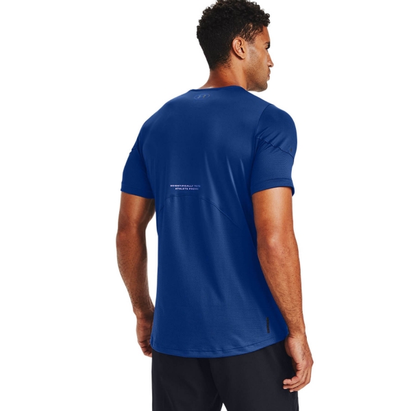 Under Armour Rush HeatGear 2.0 Graphic T-Shirt - Royal/Reflective