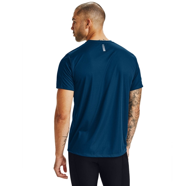 Under Armour Speed Stride Attitude T-Shirt - Graphite Blue/Black/Reflective