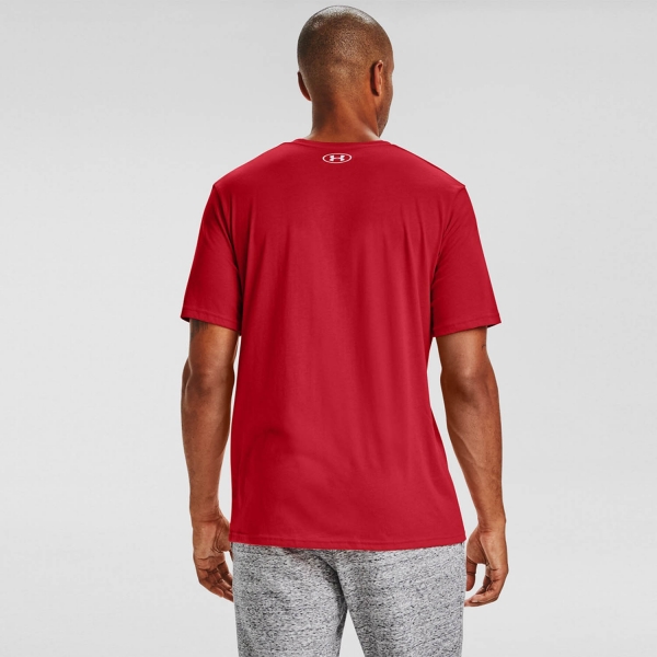 Under Armour Team Wordmark T-Shirt - Versa Red/White