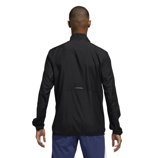 Adidas Run It 3 Stripe Jacket - Black