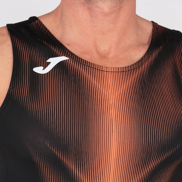 Joma Olimpia Graphic Tank - Black/Orange