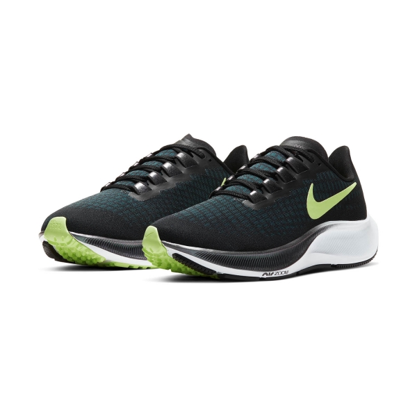 Nike Air Zoom Pegasus 37 - Black/Ghost Green/Valerian Blue