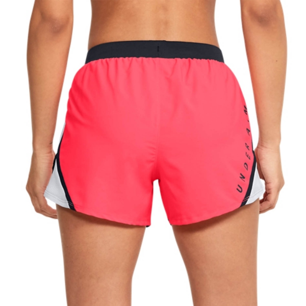 Under Armour Fly By 2.0 Wordmark 3in Shorts - Red