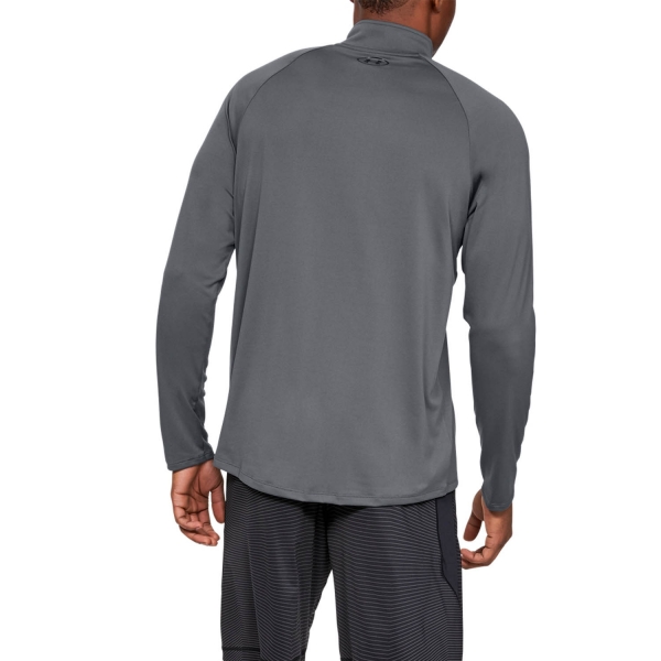 Under Armour Tech 2.0 1/2 Zip Shirt - Pitch Gray/Black