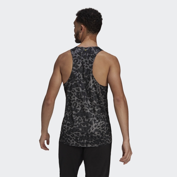 adidas Fast Graphic Primeblue Tank - Grey Four/Multicolor