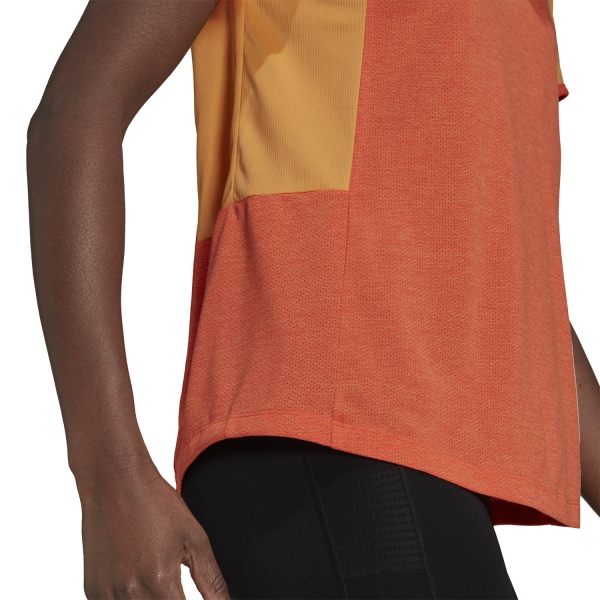 adidas Own The Run Cooler T-Shirt - Hazy Orange/True Orange