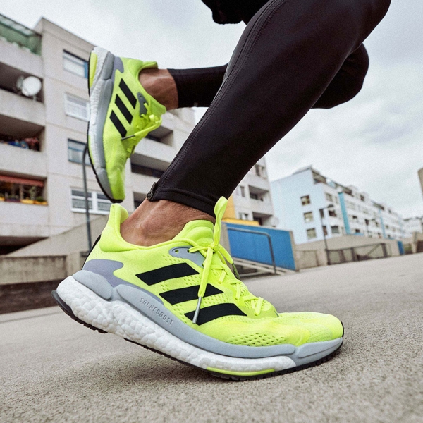 adidas Solar Boost 3 - Solar Yellow/Core Black/Halo Silver