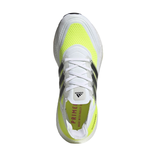 adidas Ultraboost 21 - Ftwr White/Core Black/Solar Yellow