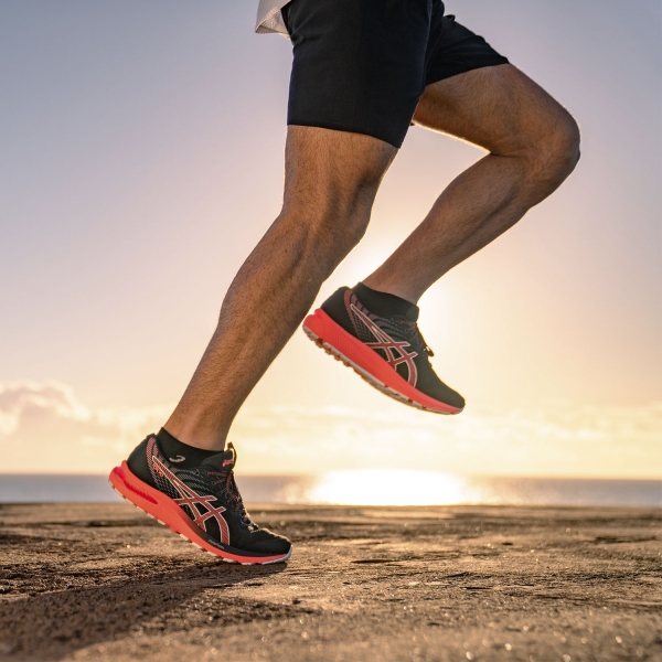Asics Gel Cumulus 22 Tokyo - Black/Sunrise Red