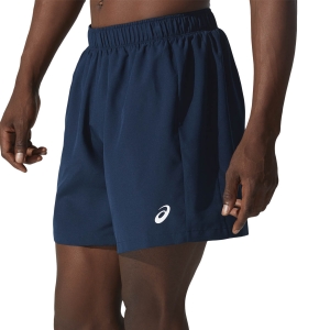 Men's Running Shorts Asics Icon 7in Shorts  French Blue/Sour Yuzu 2011B052402