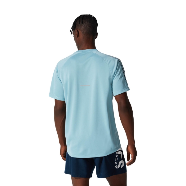 Asics Icon Logo Camiseta - Smoke Blue/French Blue