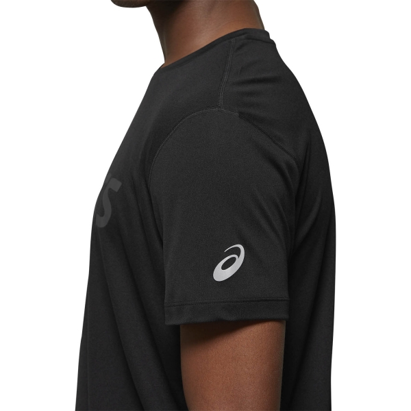 Asics Silver Logo Camiseta - Performance Black/Dark Grey