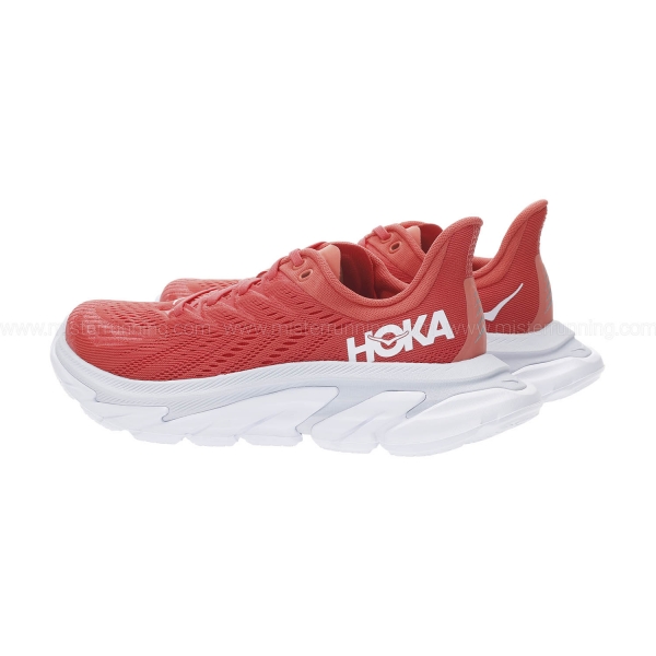 Hoka Clifton Edge - Hot Coral/White