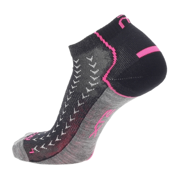 Mico Odor Zero Protech Light Weight Calcetines Mujer - Nero/Fucsia Fluo