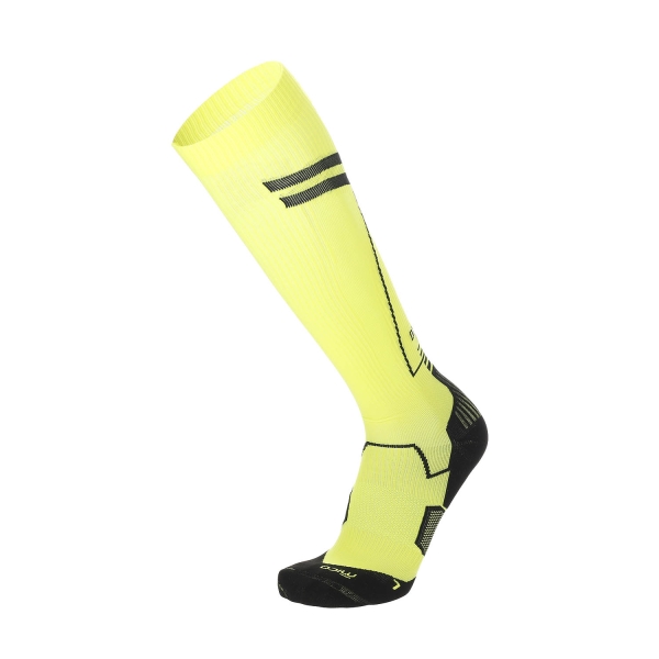 Calcetines Running Mico Compression OxiJet Medium Weight Calcetines  Giallo Fluo CA 1270 189