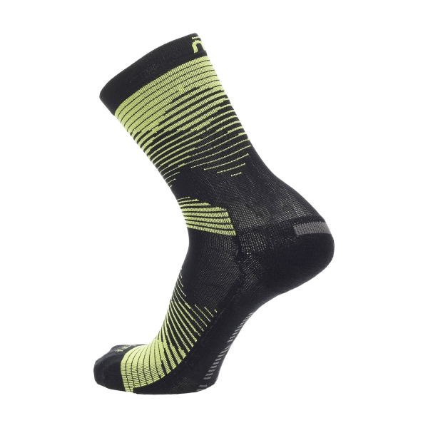 Mico Professional Light Weight Calcetines - Nero/Giallo Fluo