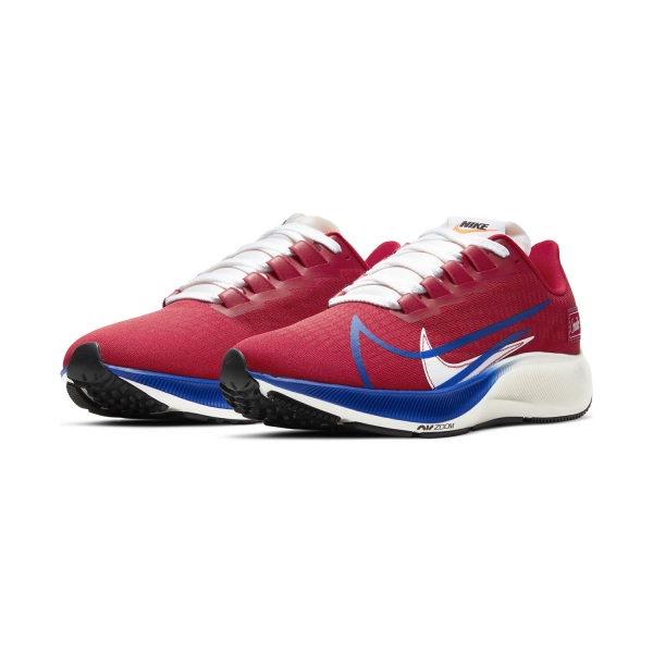 Nike Air Zoom Pegasus 37 Premium - Gym Red/Game Royal/White/Sail