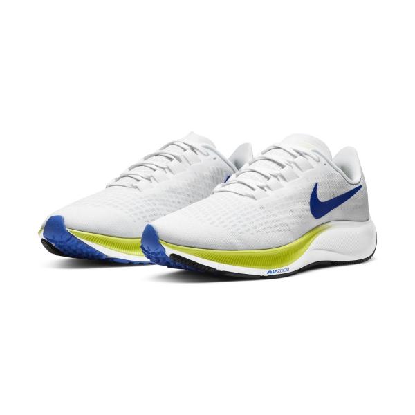 Nike Air Zoom Pegasus 37 - White/Racer Blue/Cyber/Black