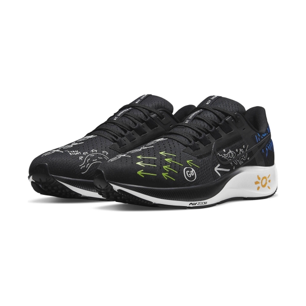 Nike Air Zoom Pegasus 38 - Black/Action Green/Hyper Royal