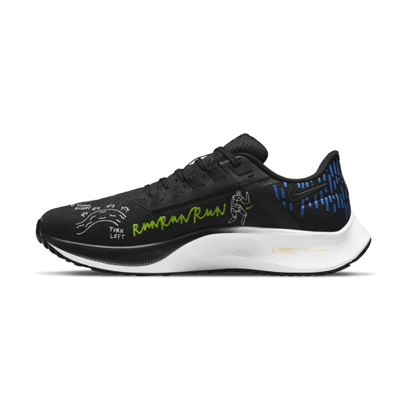 Nike Air Zoom Pegasus 38 - Black/Action Green/Hyper Royal