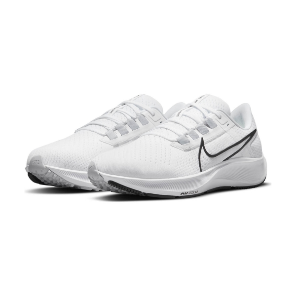 Nike Air Zoom Pegasus 38 - White/Black/Pure Platinum/Volt