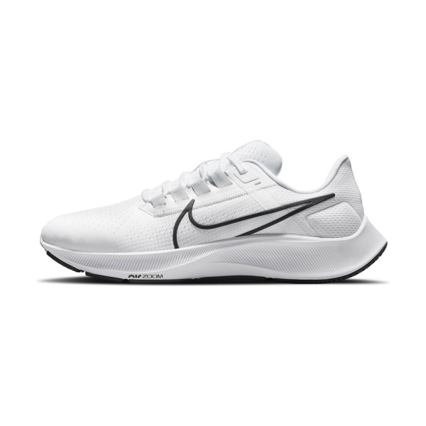 Nike Air Zoom Pegasus 38 - White/Black/Pure Platinum/Volt