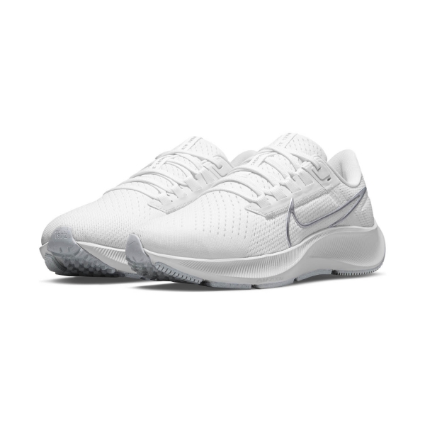 Nike Air Zoom Pegasus 38 - White/Metallic Silver/Pure Platinum