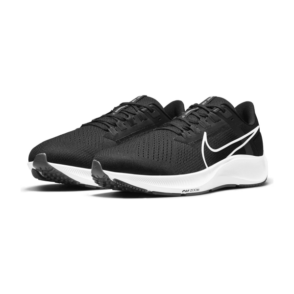 Nike Air Zoom Pegasus 38 Extra Wide - Black/White/Anthracite/Volt