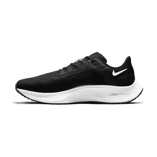Nike Air Zoom Pegasus 38 Extra Wide - Black/White/Anthracite/Volt
