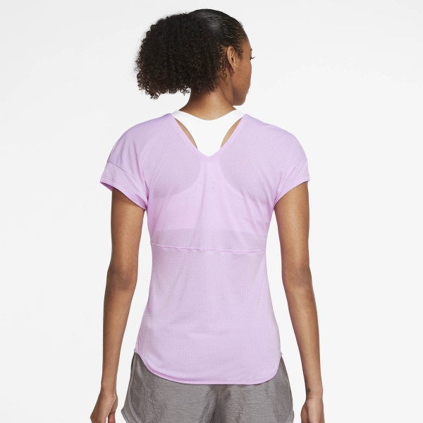 Nike Breathe Cool T-Shirt - Fuchsia Glow/Reflective Silver