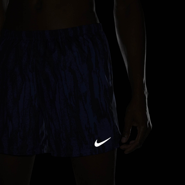 Nike Challenger Wild Run 5in Shorts - Obsidian/Game Royal/Reflective Silver