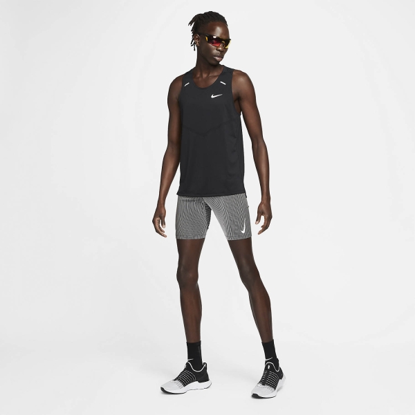 Nike Dri-FIT Rise 365 Tank - Black/Reflective Silver