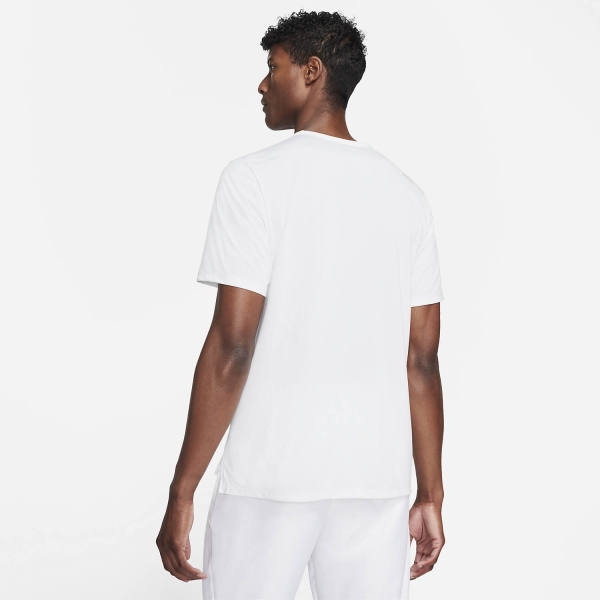 Nike Dri-FIT Rise 365 T-Shirt - White/Reflective Silver