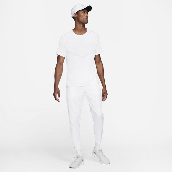 Nike Dri-FIT Rise 365 Maglietta - White/Reflective Silver