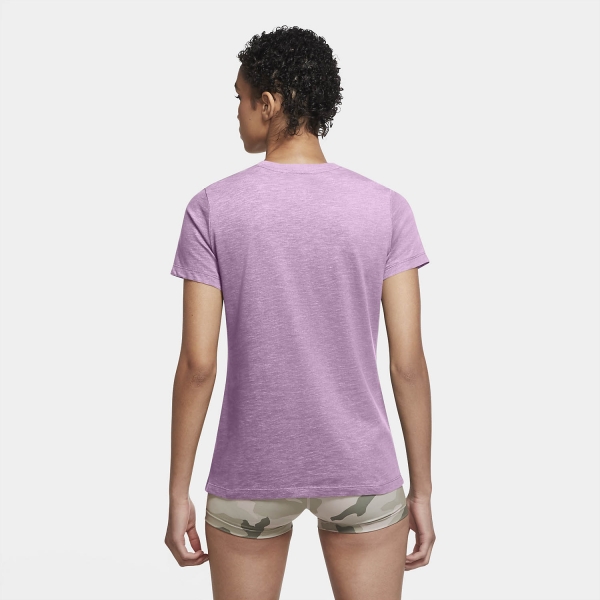 Nike Dry Crew T-Shirt - Violet Shock/Pink Foam/Black